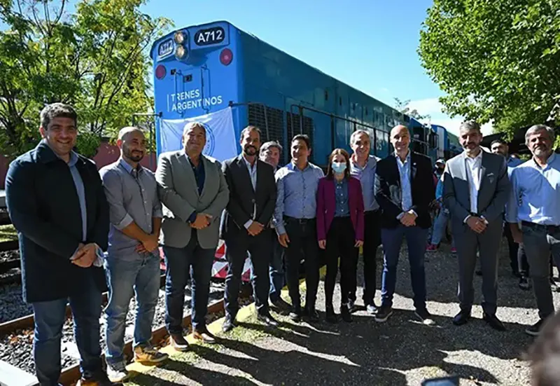 Autoridades nacionales y municipales inauguraron en abril de 2022 la renovación de vías entre Matheu y Los Cardales