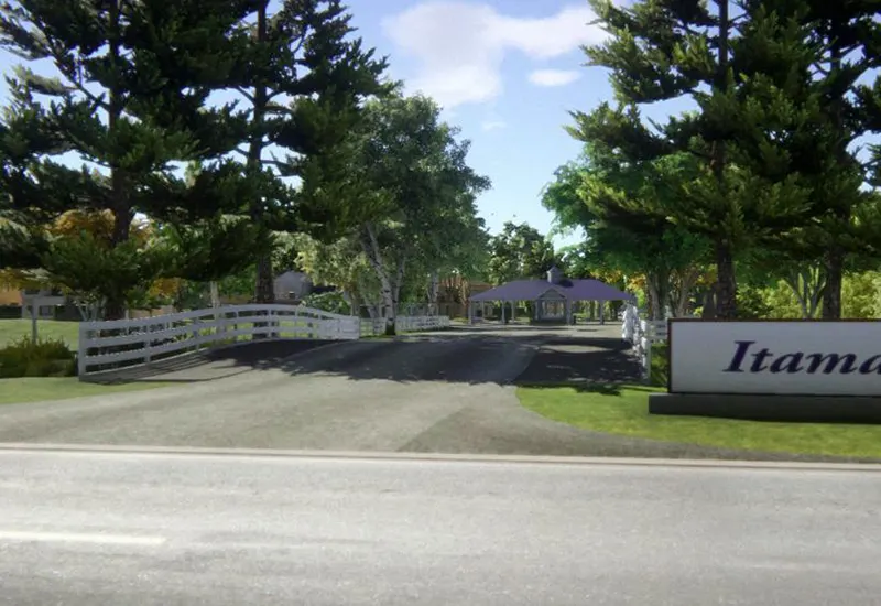 imagen renderizada del futuro barrio náutico Itamarina