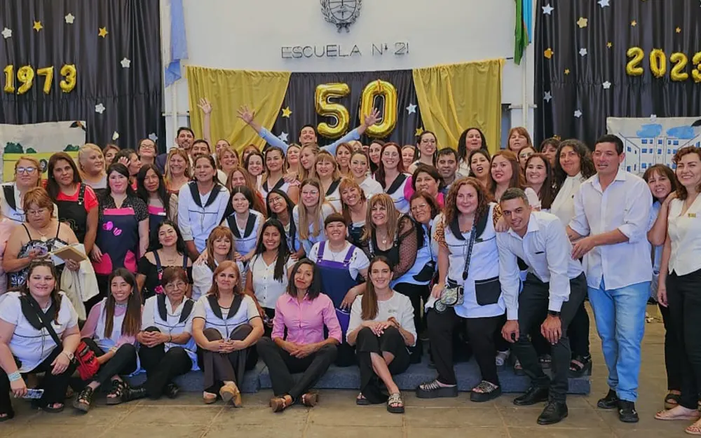 La Escuela Primaria Nº21 de Maquinista Savio festejó su 50º aniversario