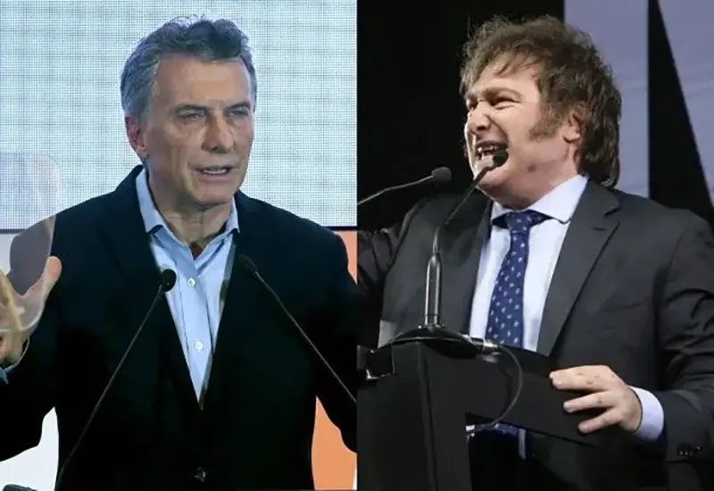 Mauricio Macri y Javier Milei
