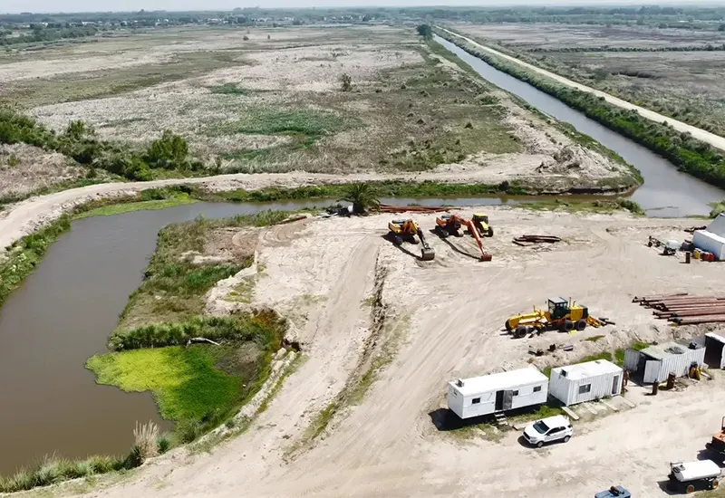 estado de obra en el barrio Naudir Delta