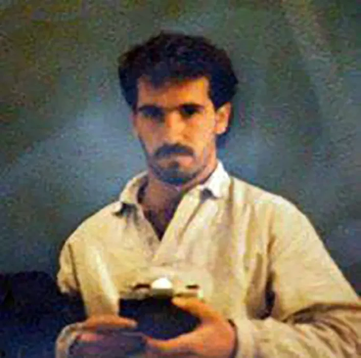 Ricardo Pedersen, con su primera cámara