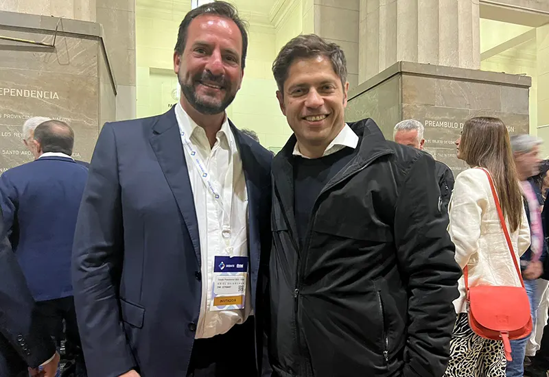 Ariel Sujarchuk y Axel Kicillof