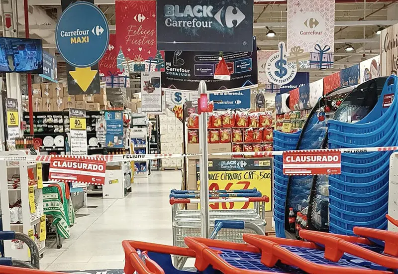 Clausura del Carrefour de Maschwitz