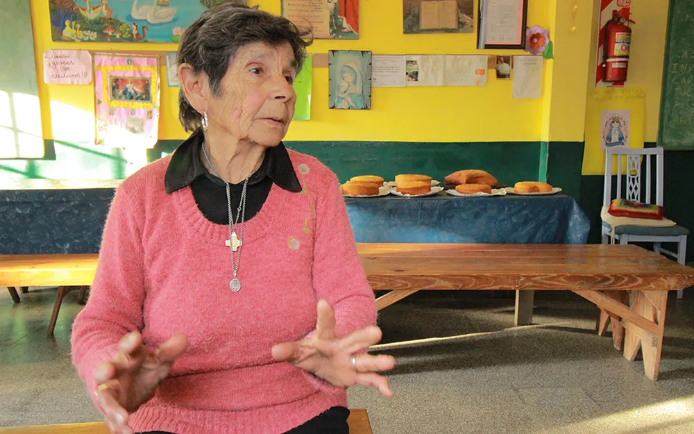 Dionisia Sequeira Dionisia Sequeira e su comedor