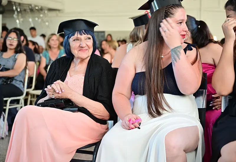 Mercedes Fernández en el acto de entrega de diplomas