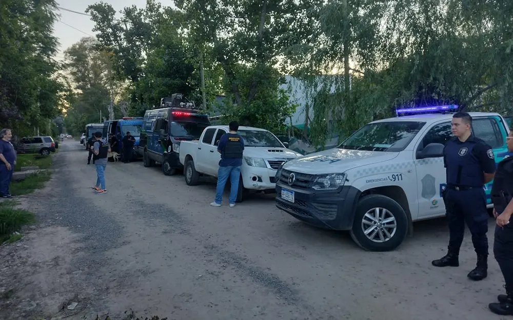 allanamiento en el barrio San Miguel
