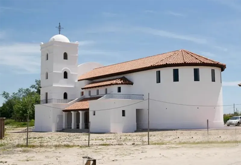 capilla del barrio privado San Benito donde ejercía Olivera Ravasi