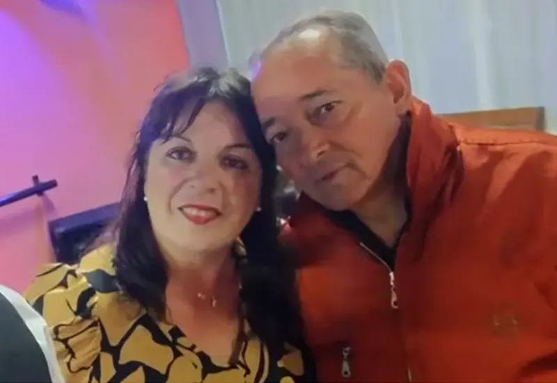 Pedro Cabuche y su pareja, Rosana Podestá