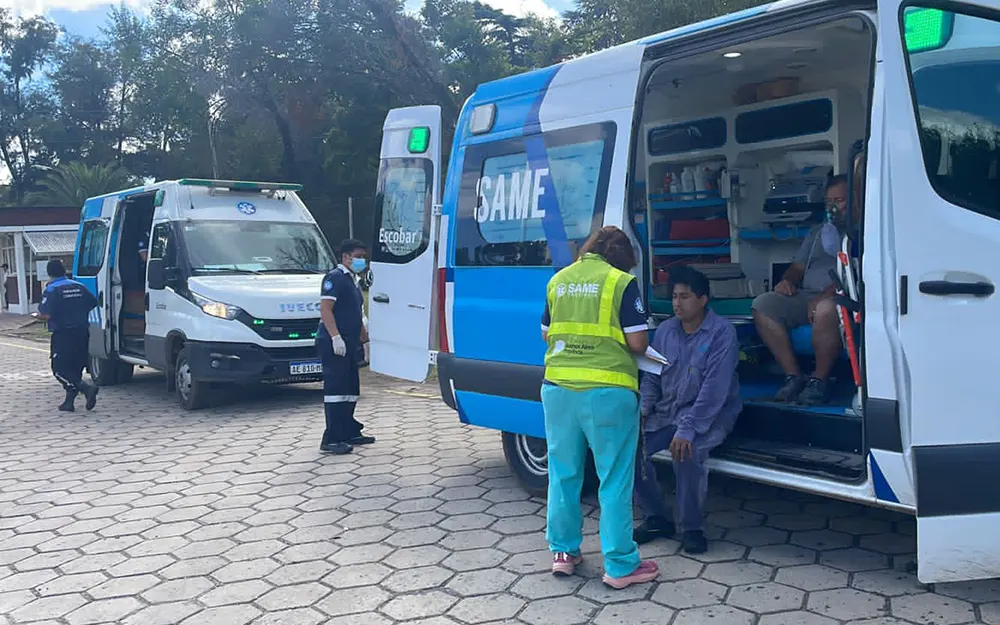 Preocupación por derrame de producto químico en una fábrica de Matheu