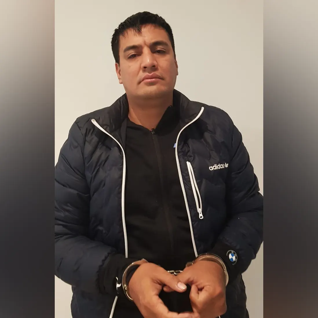 Patricio Ruiz Díaz, esposado