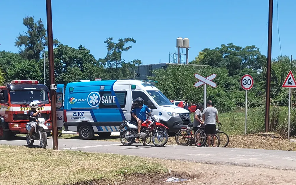 Tragedia en Matheu: un hombre se arrojó a las vías cuando pasaba el tren