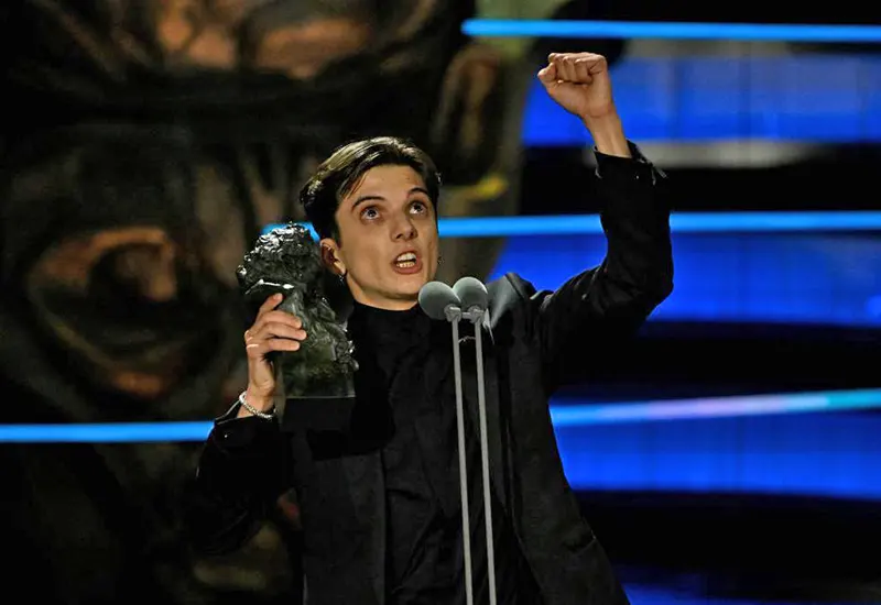 Matías Recalt le dedicó el premio Goya a su padre