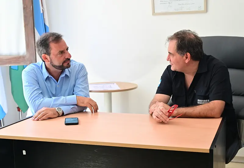 Sujarchuk y Alonso, reunidos.