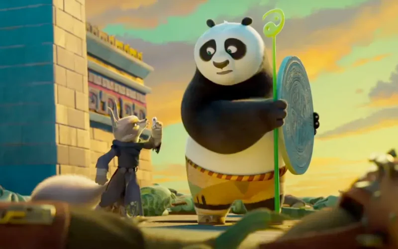 escena de Kung Fu Panda 4