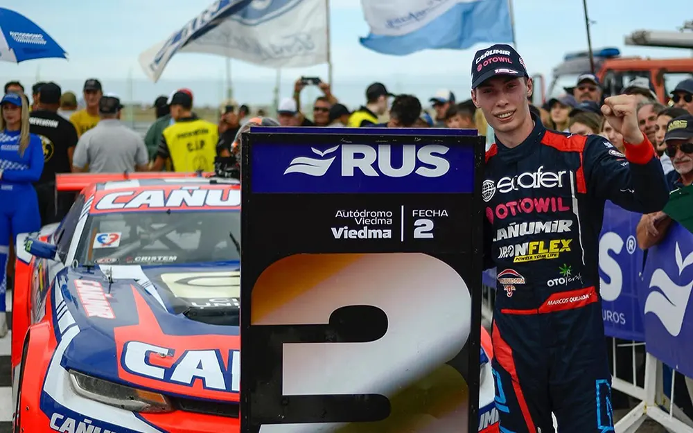 El lomaverdense Marcos Quijada se subió al podio en la segunda fecha del TC