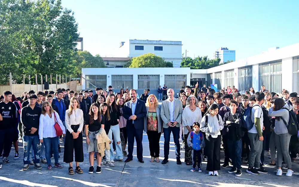 escuela 27 inicio ciclo lectivo 2024 acto de inicio del ciclo lectivo en la escuela secundaria 27