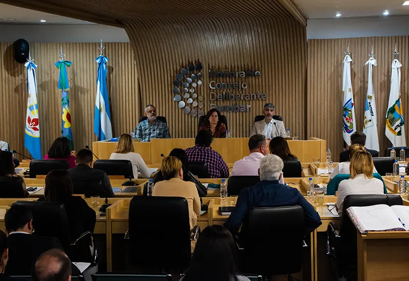 sala de sesiones del concejo deliberante