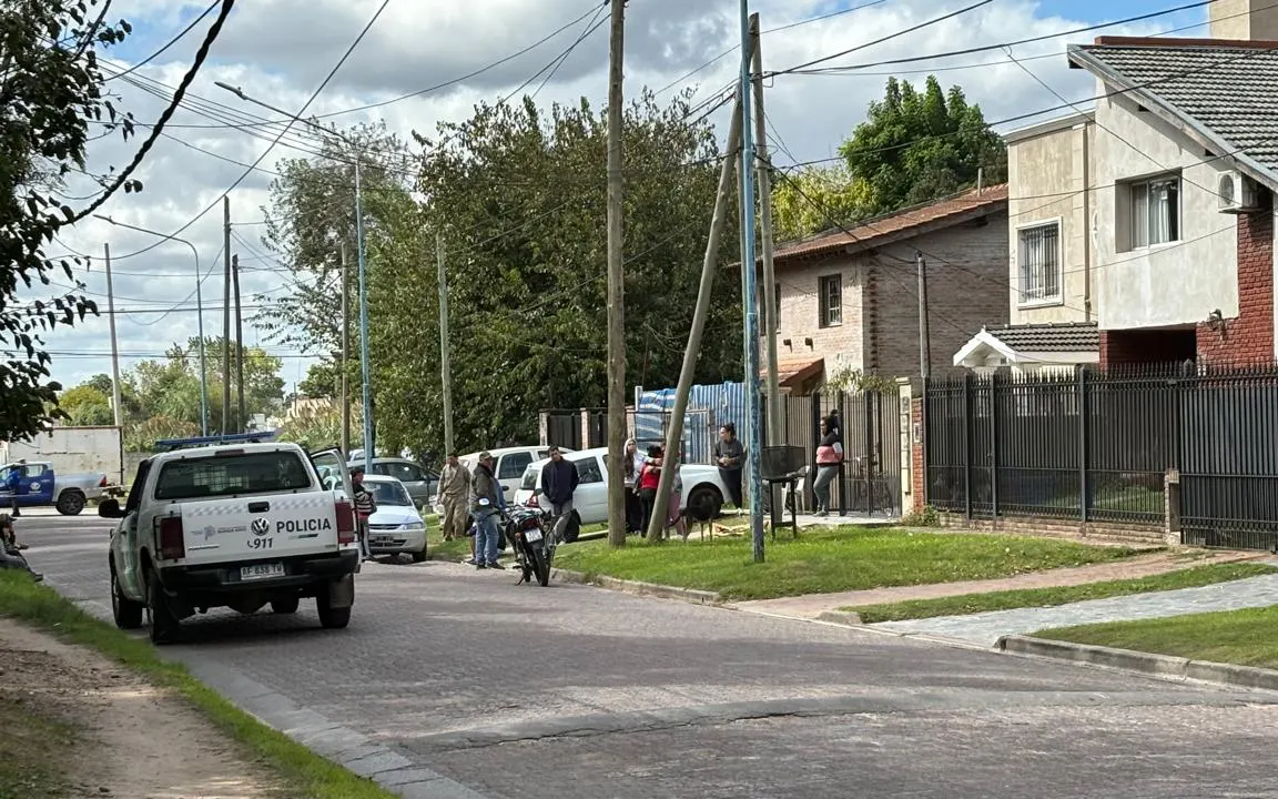 calle cortada calle Inmigrantes cortada por el incidente