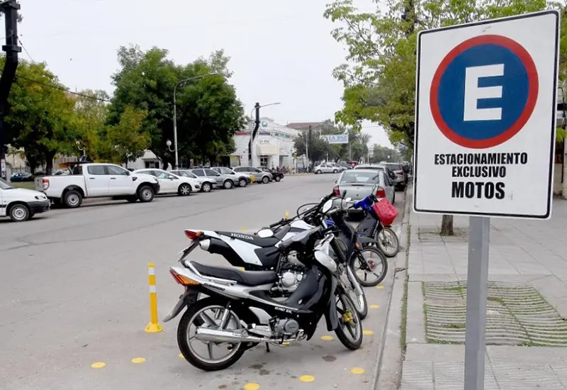 zona de estacionamiento exclusivo para motos
