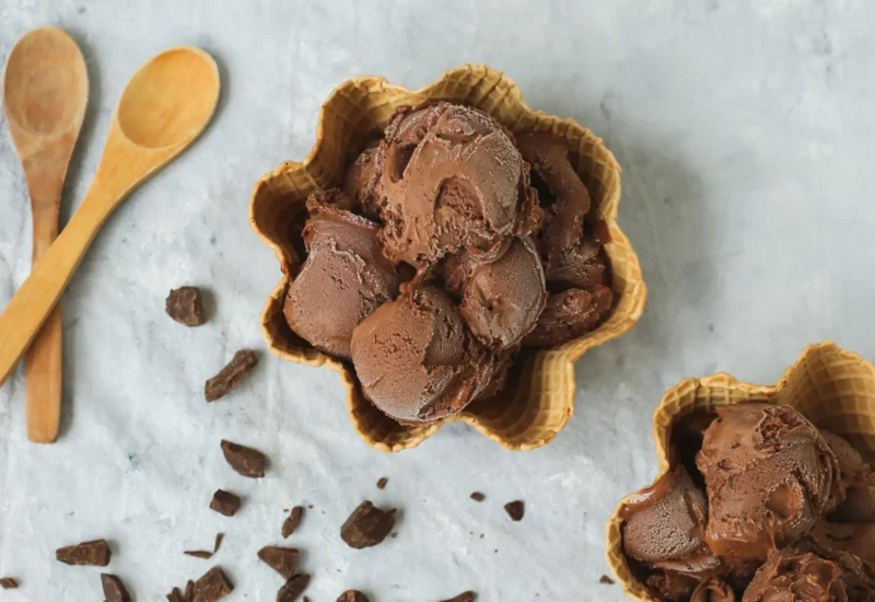 helado de chocolate