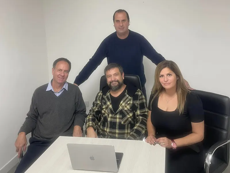 Goldammer, Ruppel y Pezzolo, recién designados en PAMI, junto a Eduardo Gianfrancesco.