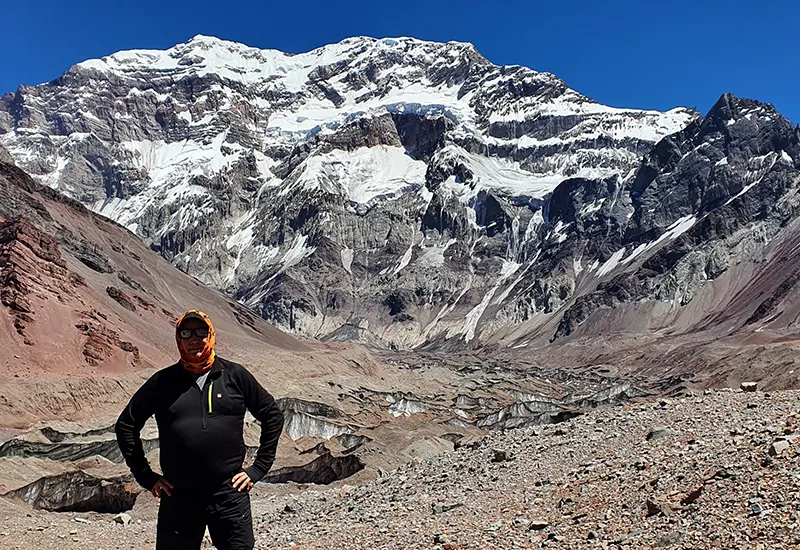 vecino de Maschwitz en el Aconcagua