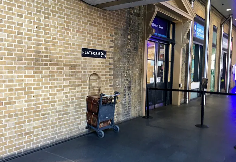 La Plataforma 9 ¾ en la Estación de King’s Cross