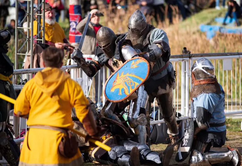 combate medieval en Terra Avstralis