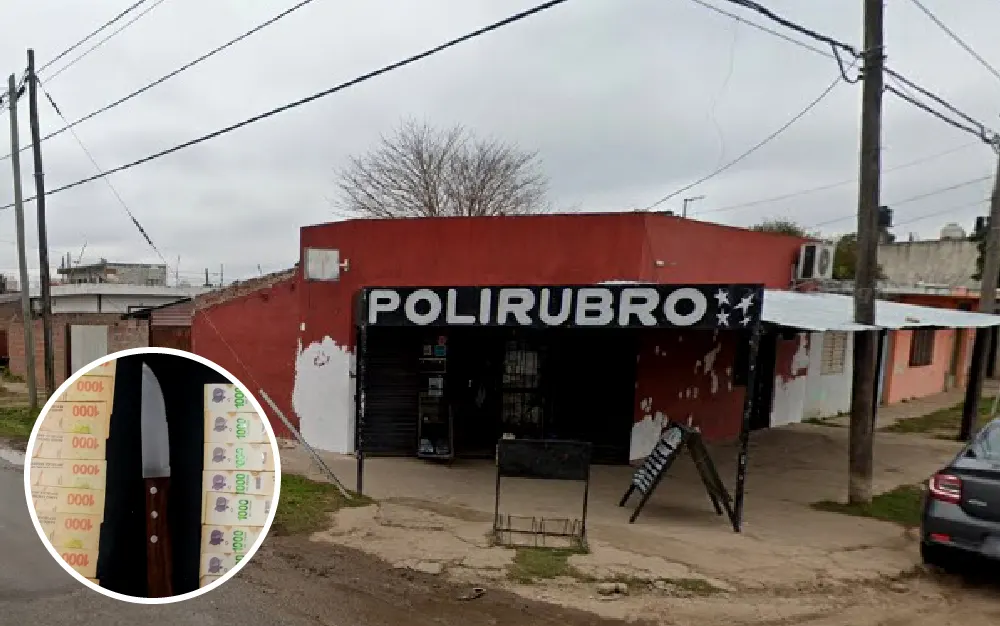 Barrio Lambertuchi: robó con un cuchillo en un almacén y lo atraparon
