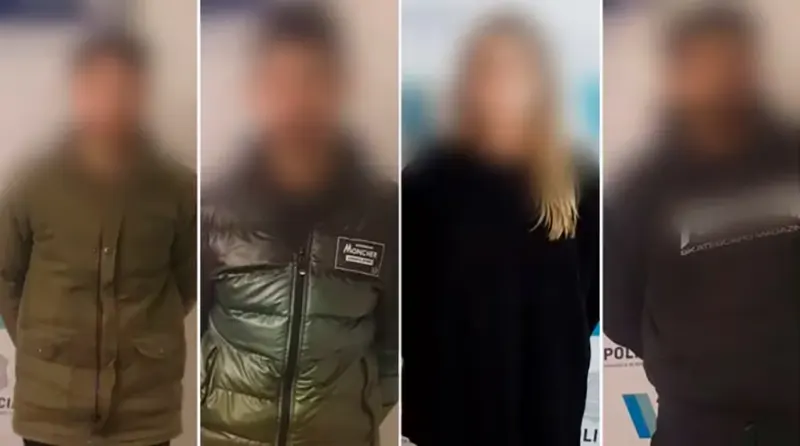 los cuatro detenidos por la DDI en los allanamientos