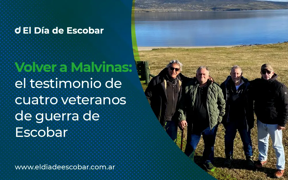 Volver a Malvinas: el testimonio de cuatro veteranos de guerra de Escobar