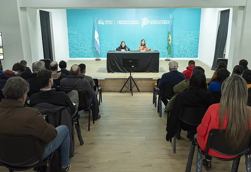 licitación de pavimento para barrios de Escobar
