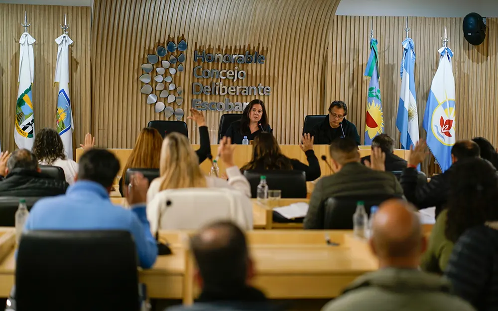 sesión del concejo deliberante