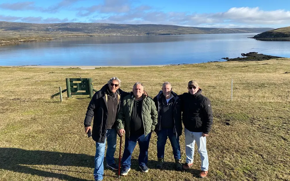 “Volver a Malvinas tuvo partes muy alegres y partes muy tristes”