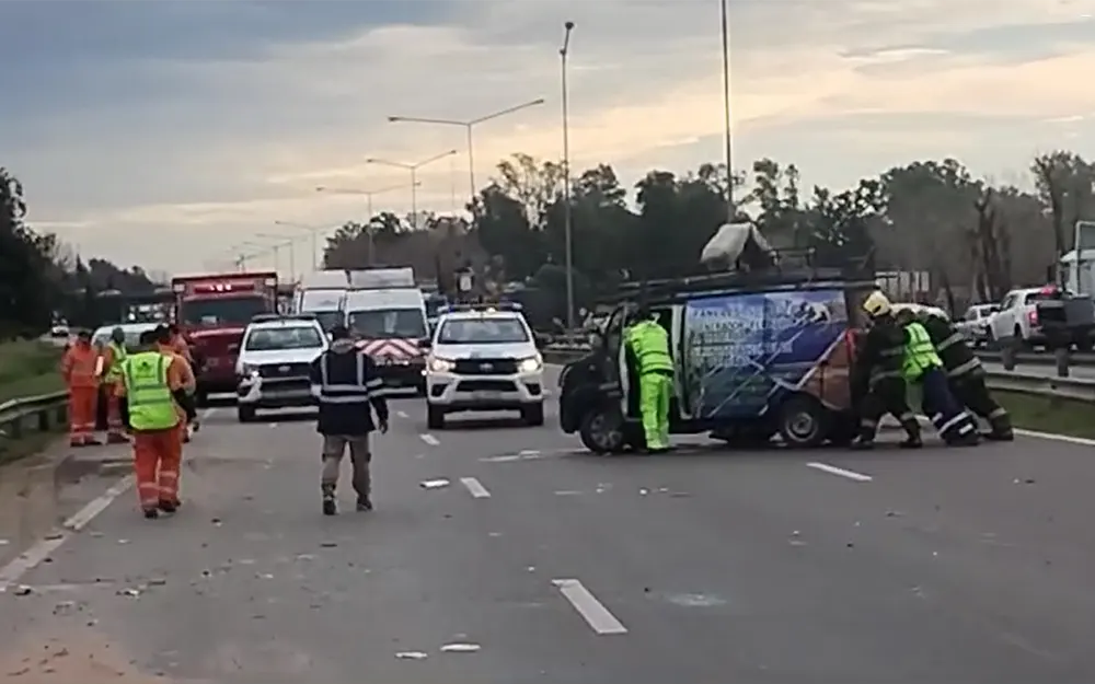 Choque en cadena provocó un caos vehicular en el kilómetro 54 de la autopista