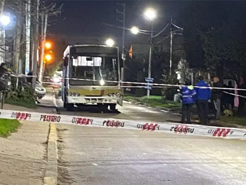 colectivo que atropelló al peatón