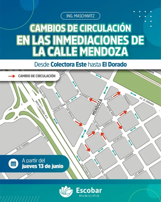 croquis de calles de Maschwitz con cambios en la circulación