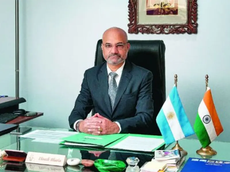 embajador de la República de India en Argentina, Dinesh Bhatia