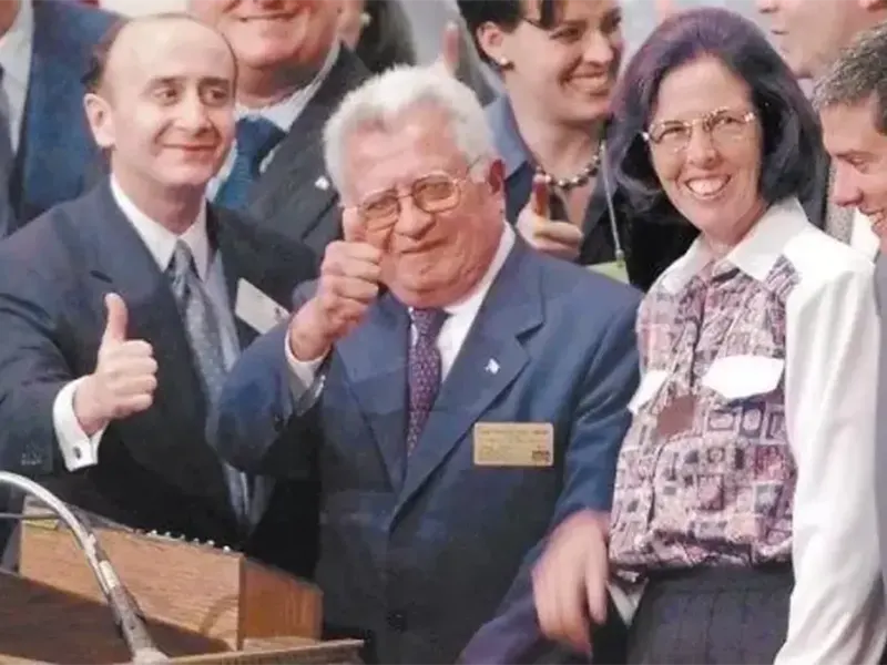 Gregorio Perez Companc y su esposa