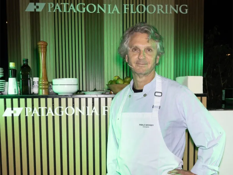 chef Pablo Massey en Patagonia Flooring