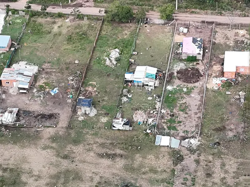 predio tomado en Matheu