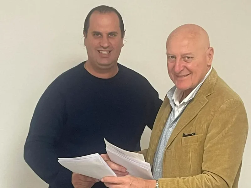 Eduardo Gianfrancesco y Enrique Pagniez, flamante titular de ANSES en Escobar