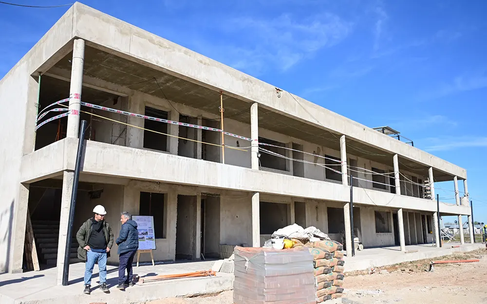 Avanzan las obras de la primera escuela primaria de gestión municipal