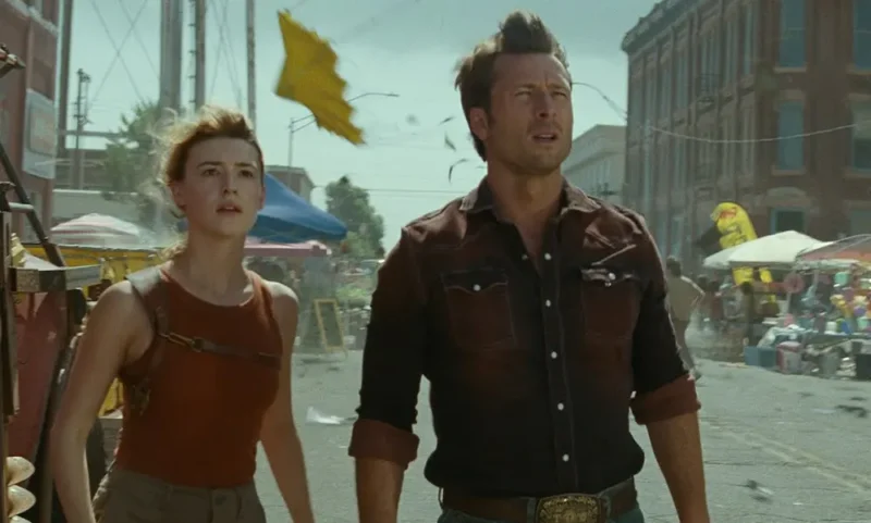 Daisy Edgar-Jones y Glen Powell, protagonistas de tornados