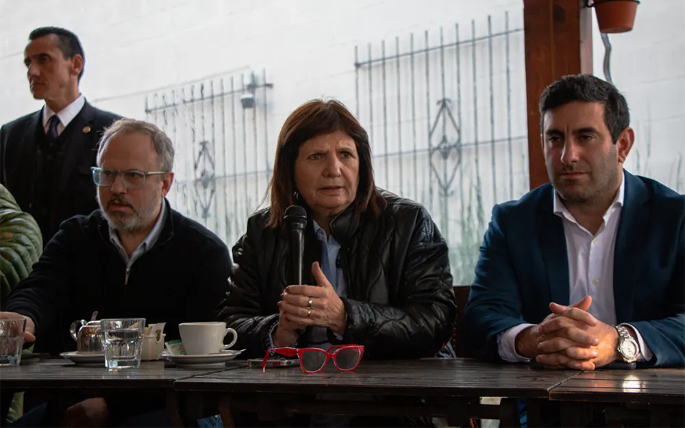 Diego Valenzuela, Patricia Bullrich y Walter Klix