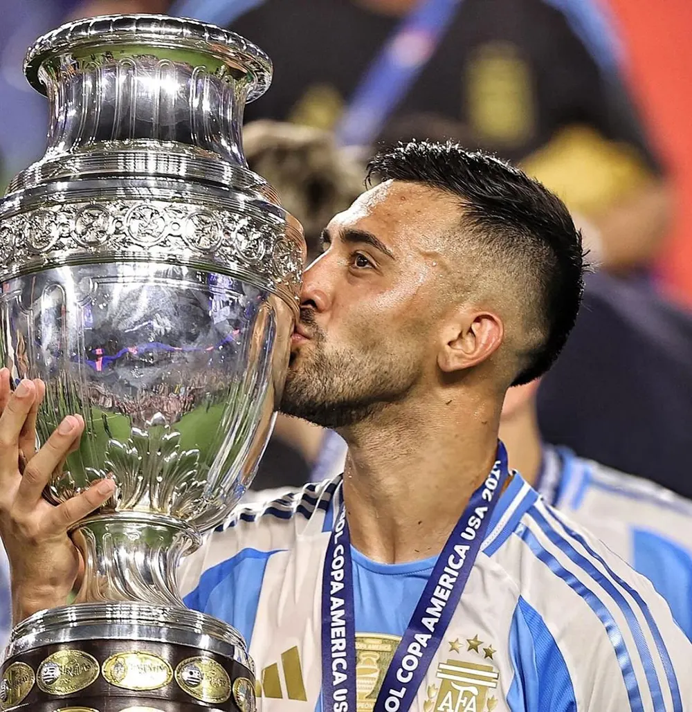 Nicolás González, flamante refuerzo de la Juventus, con la Copa América 2024