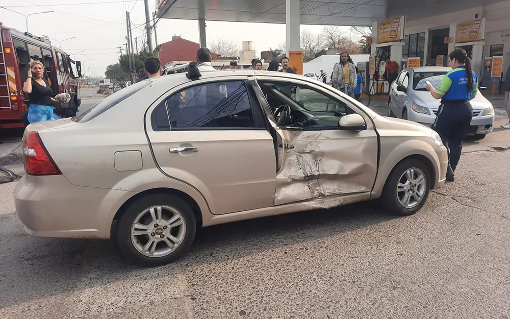 Ruta 25: un auto y una moto protagonizaron un violento accidente en Matheu