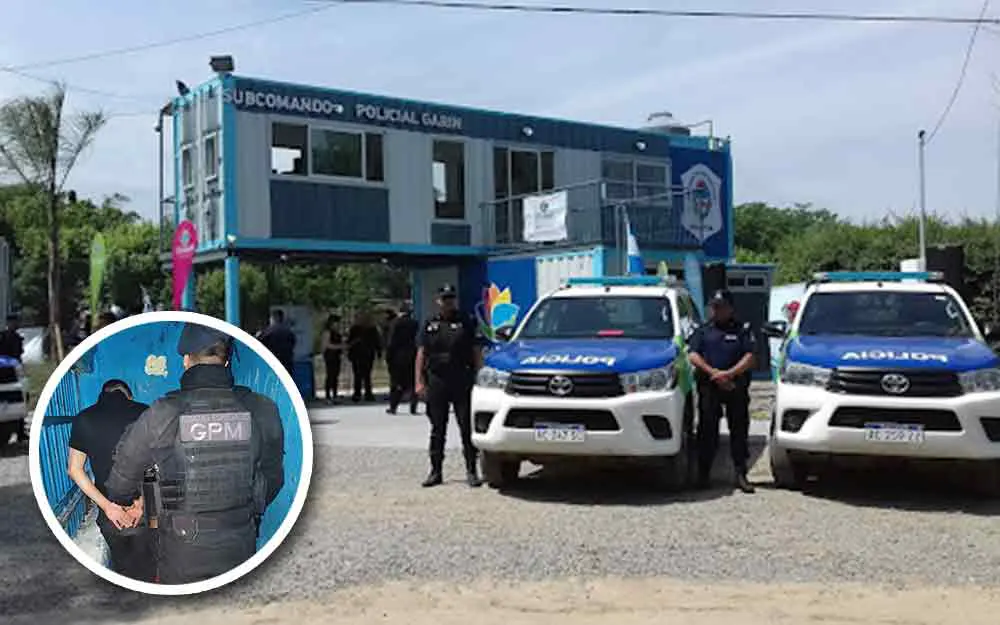 El joven golpeado por policías atacó a piedrazos el Subcomando de Garín