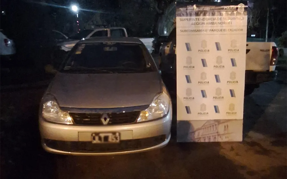 Flojo de papeles: detenido en El Cazador por andar en un auto sospechoso